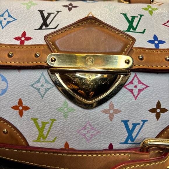 LOUIS VUITTON Takashi Murakami Monogram Multicolore Rita Bag White M40125 - Picture 2 of 16